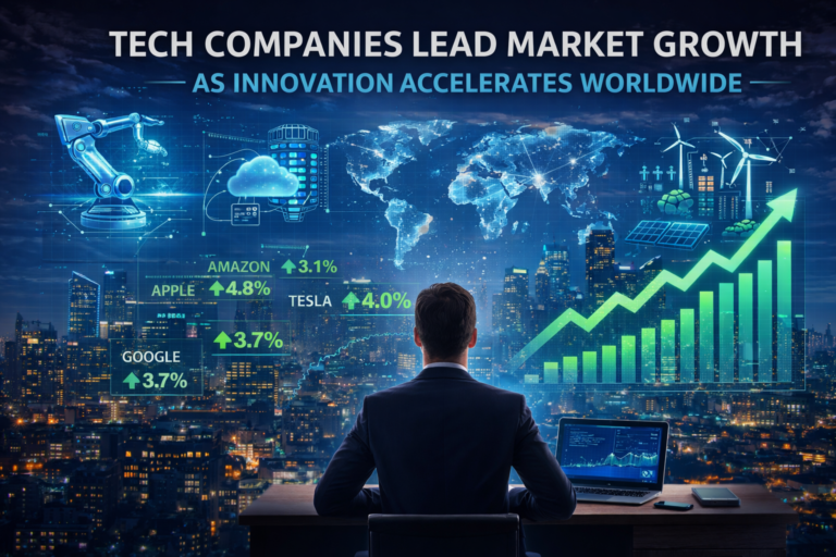 📰 Tech Companies Lead Market Growth as Innovation Accelerates Worldwide