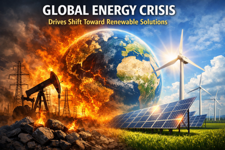 🌍 Global Energy Crisis Drives Shift Toward Renewable Solutions